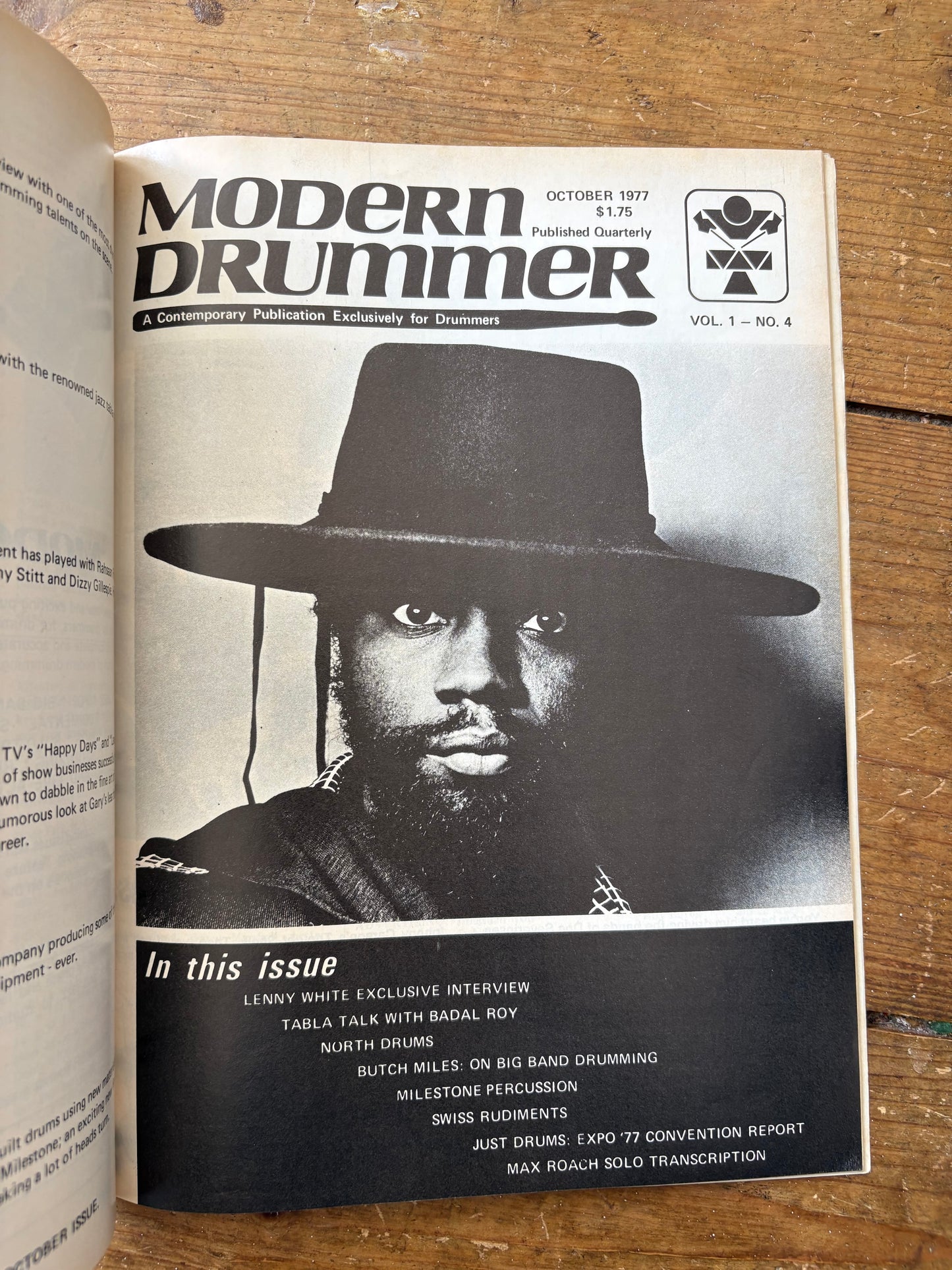 Modern Drummer Magazine - The First year; Vol 1 Nos 1-4