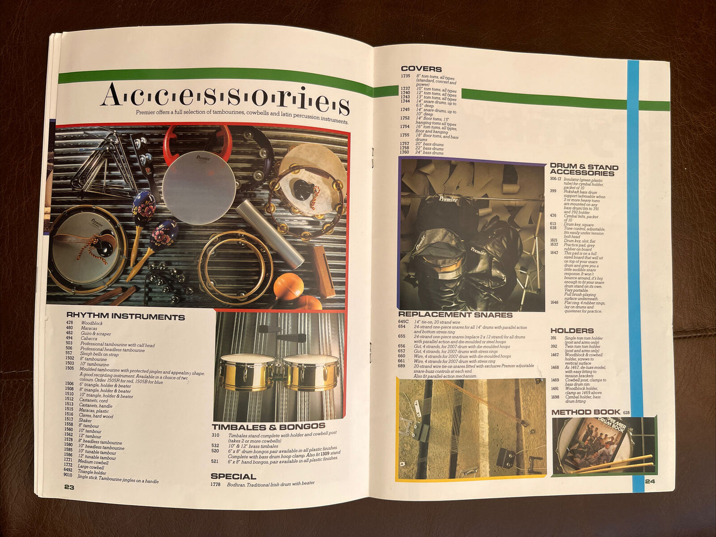 Vintage Premier Drums Catalogue