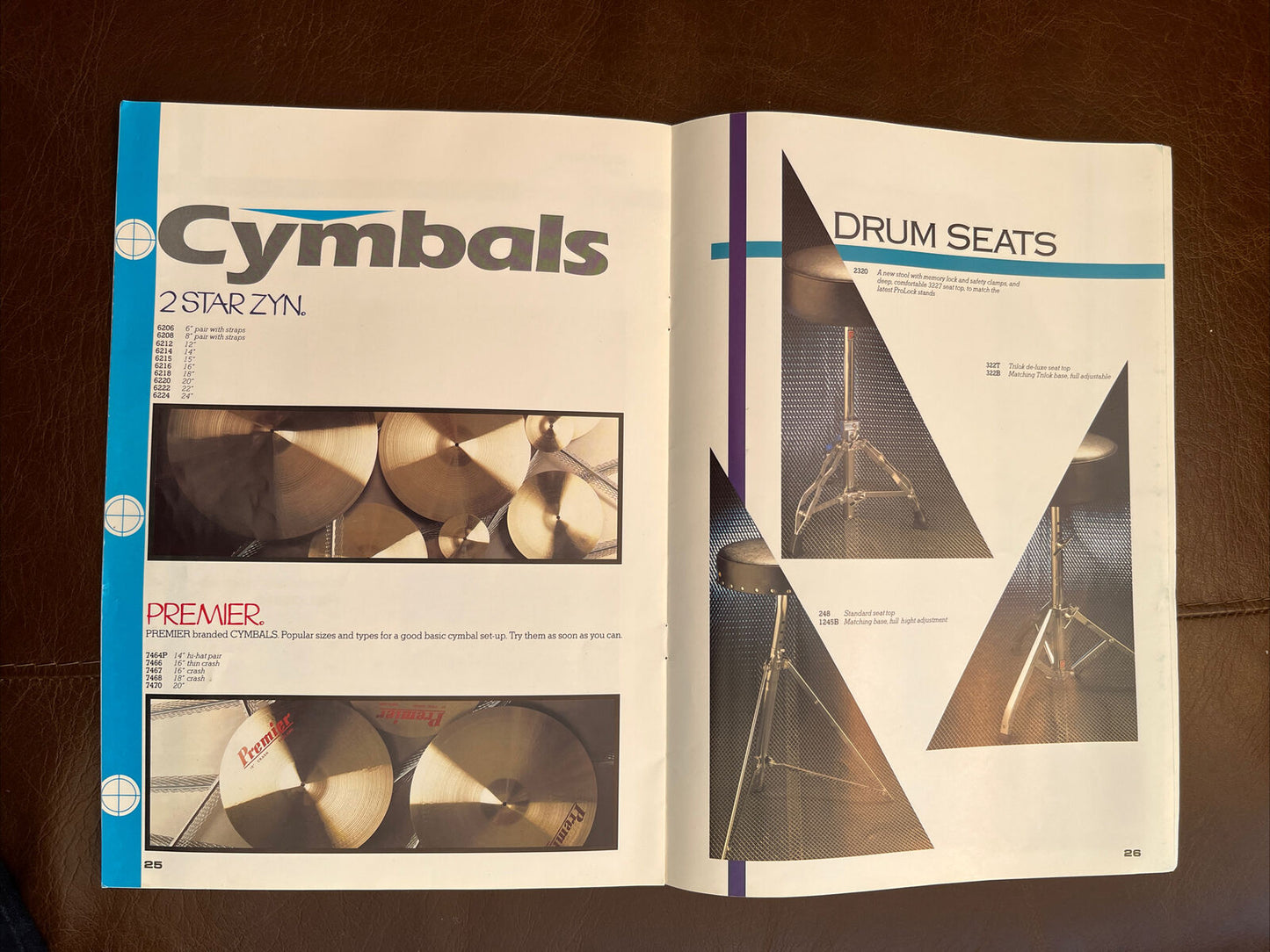 Vintage Premier Drums Catalogue