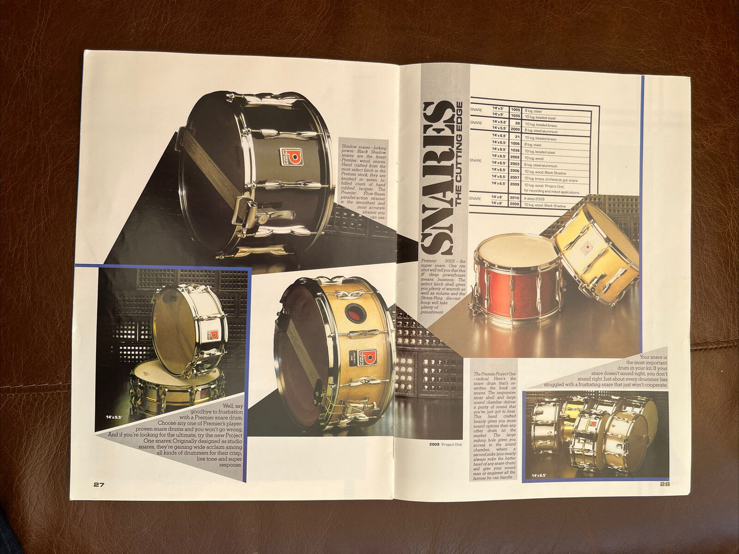 Vintage Premier Drums Catalogue