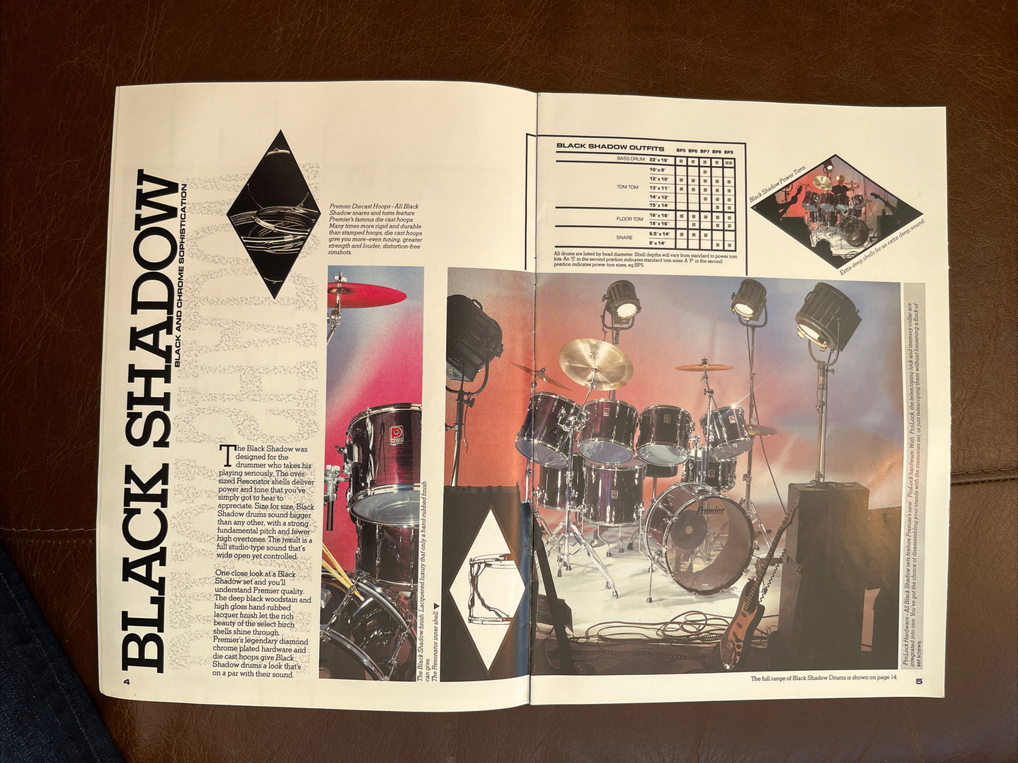 Vintage Premier Drums Catalogue