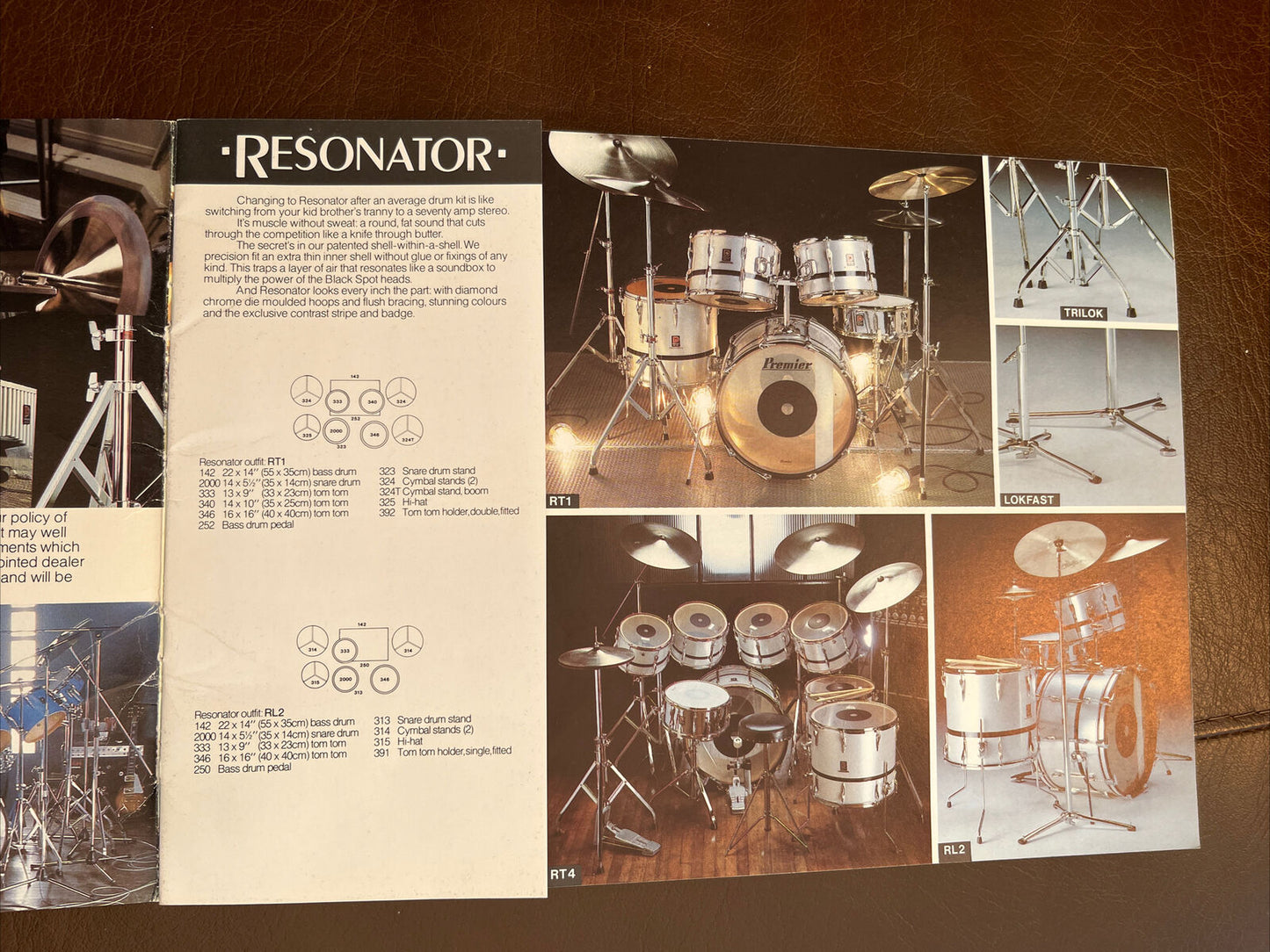 Premier Drums Catalogue 1980/81