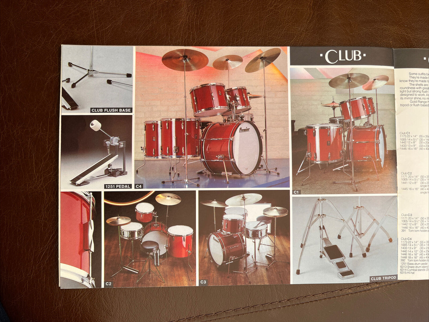 Premier Drums Catalogue 1980/81