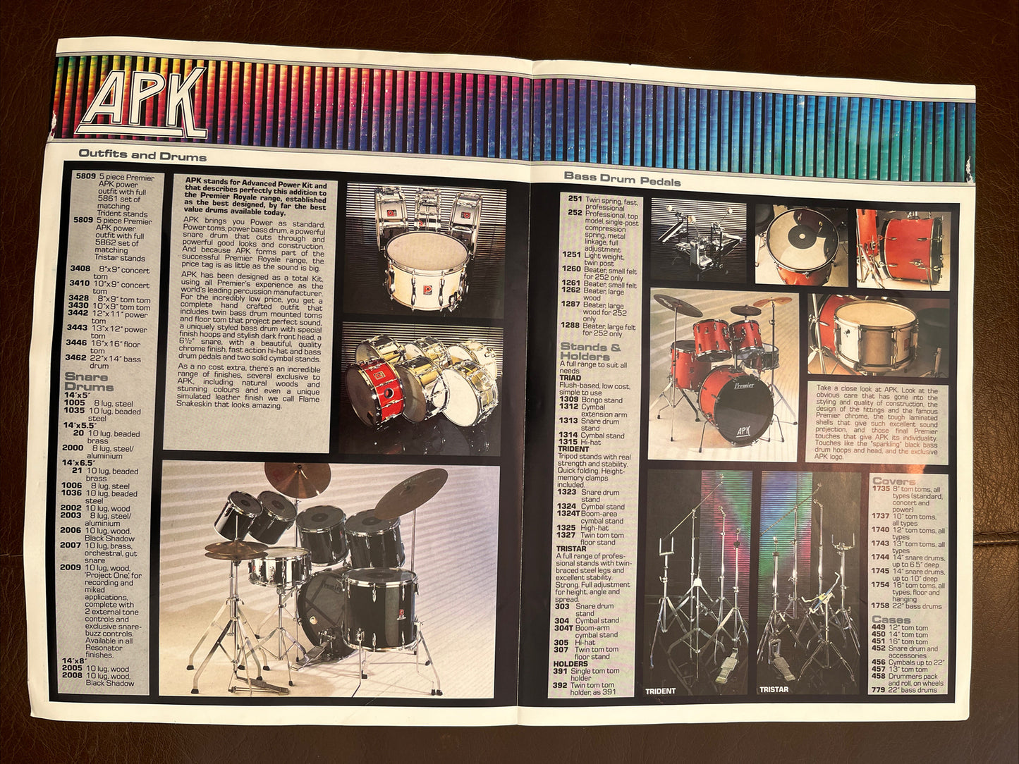 Premier APK drums brochure