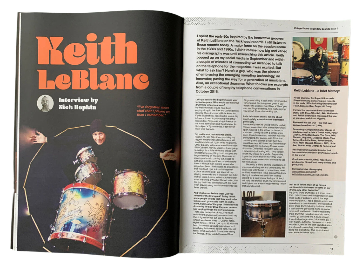 VDLS Vintage Drums Magazine - Issue 6