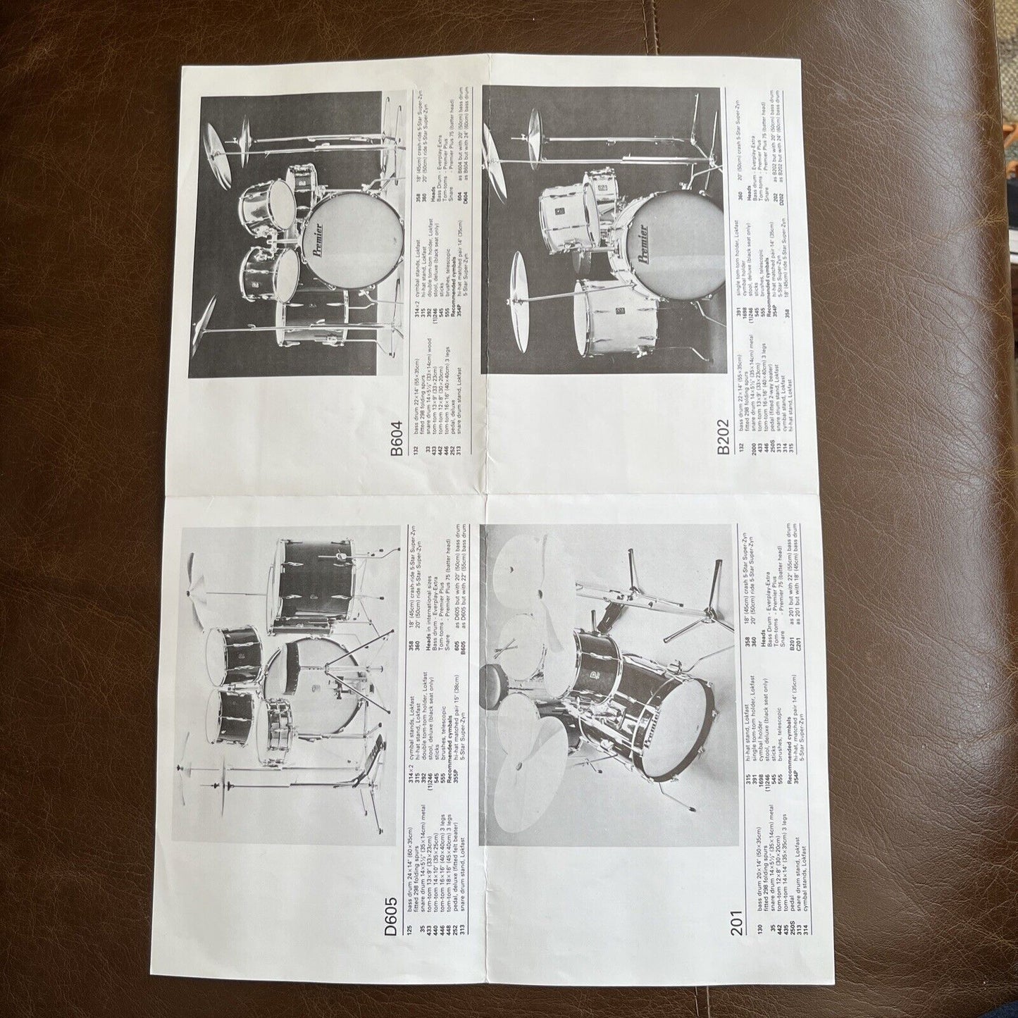 Premier Olympic Drums Brochure