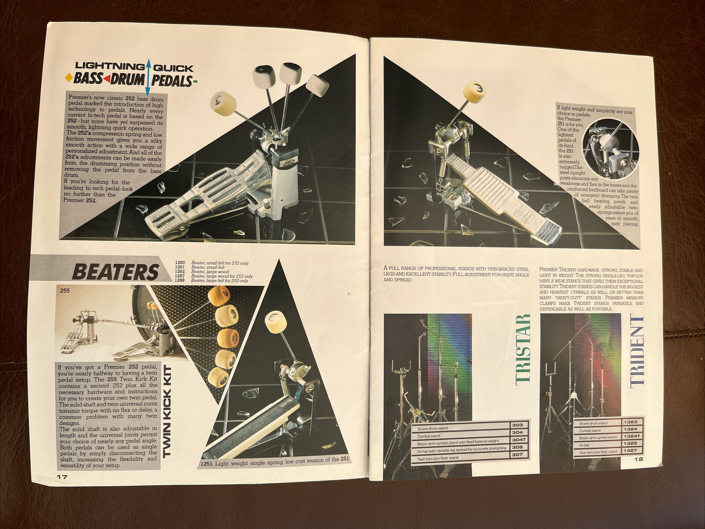 Vintage Premier Drums Catalogue