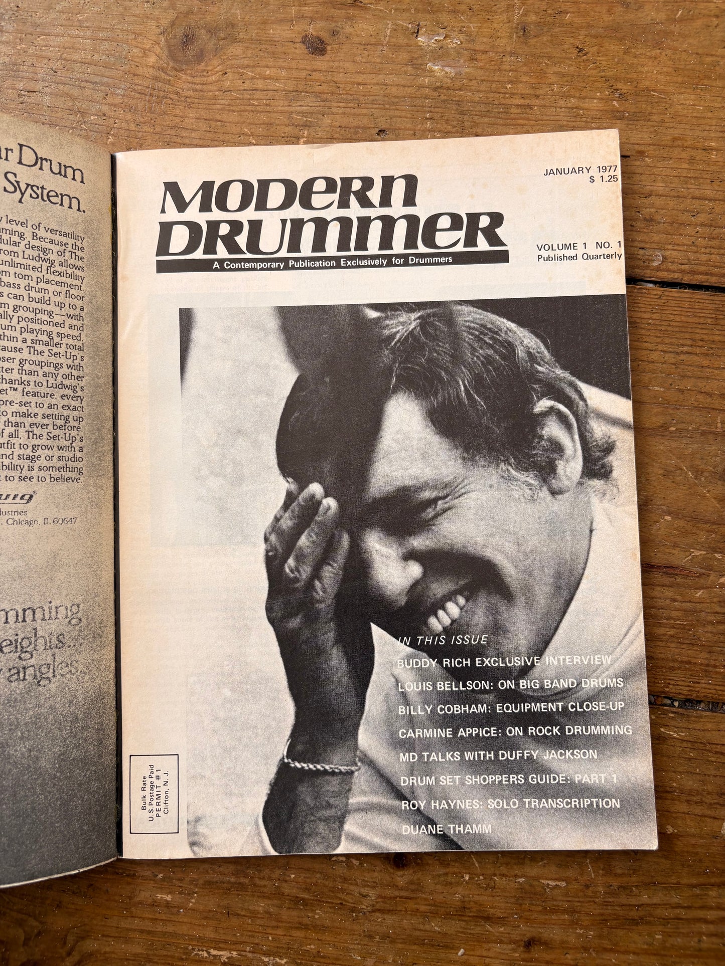 Modern Drummer Magazine - The First year; Vol 1 Nos 1-4