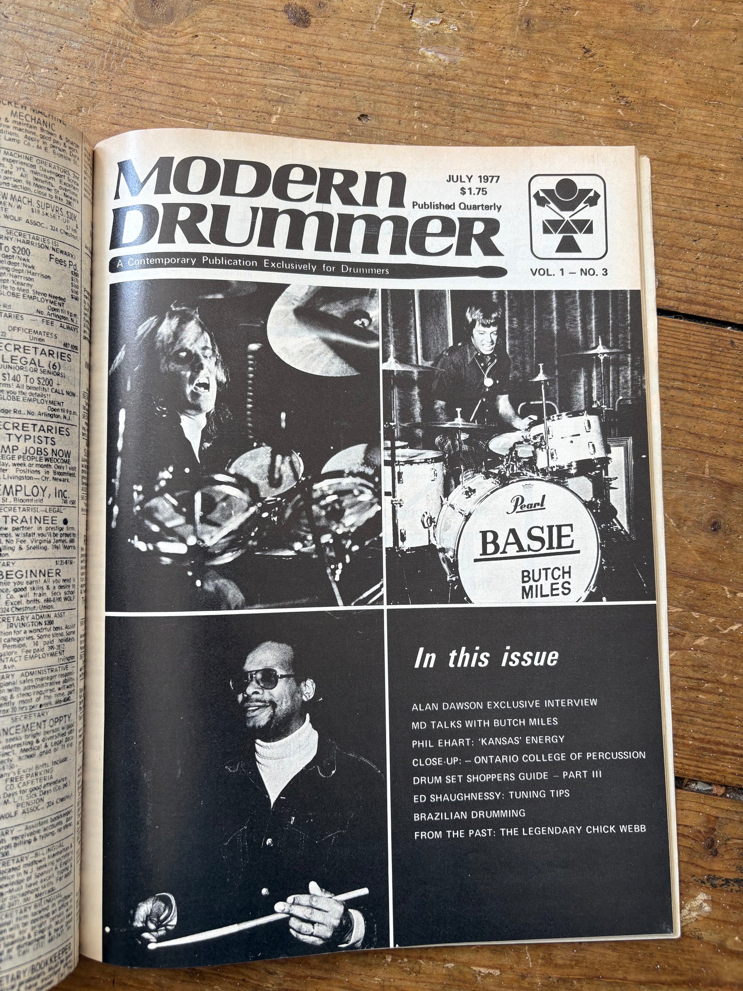 Modern Drummer Magazine - The First year; Vol 1 Nos 1-4