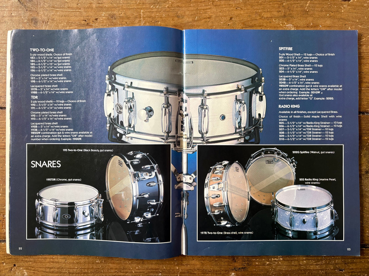 Slingerland Drums Catalogue 1979