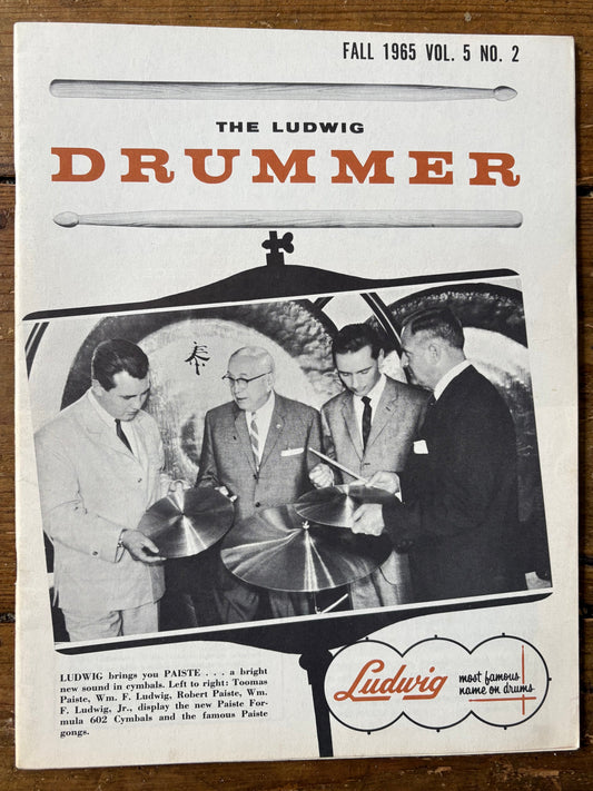 Ludwig Drummer Magazine - Fall 1965 Vol 5, No 2