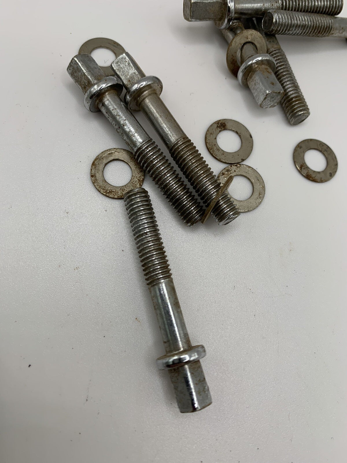 Vintage Drums Square Head Tension Rods 1960s 1970s.