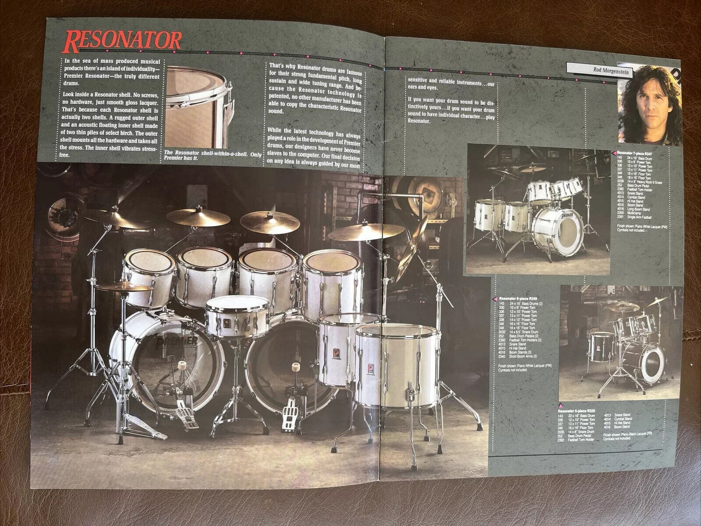 Premier Drums Catalogue 1990
