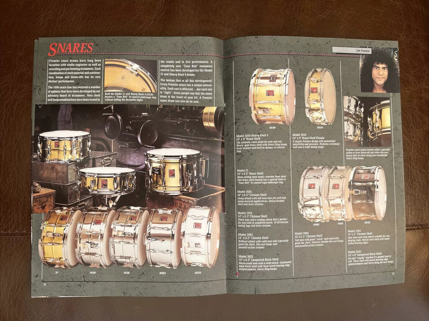 Premier Drums Catalogue 1990