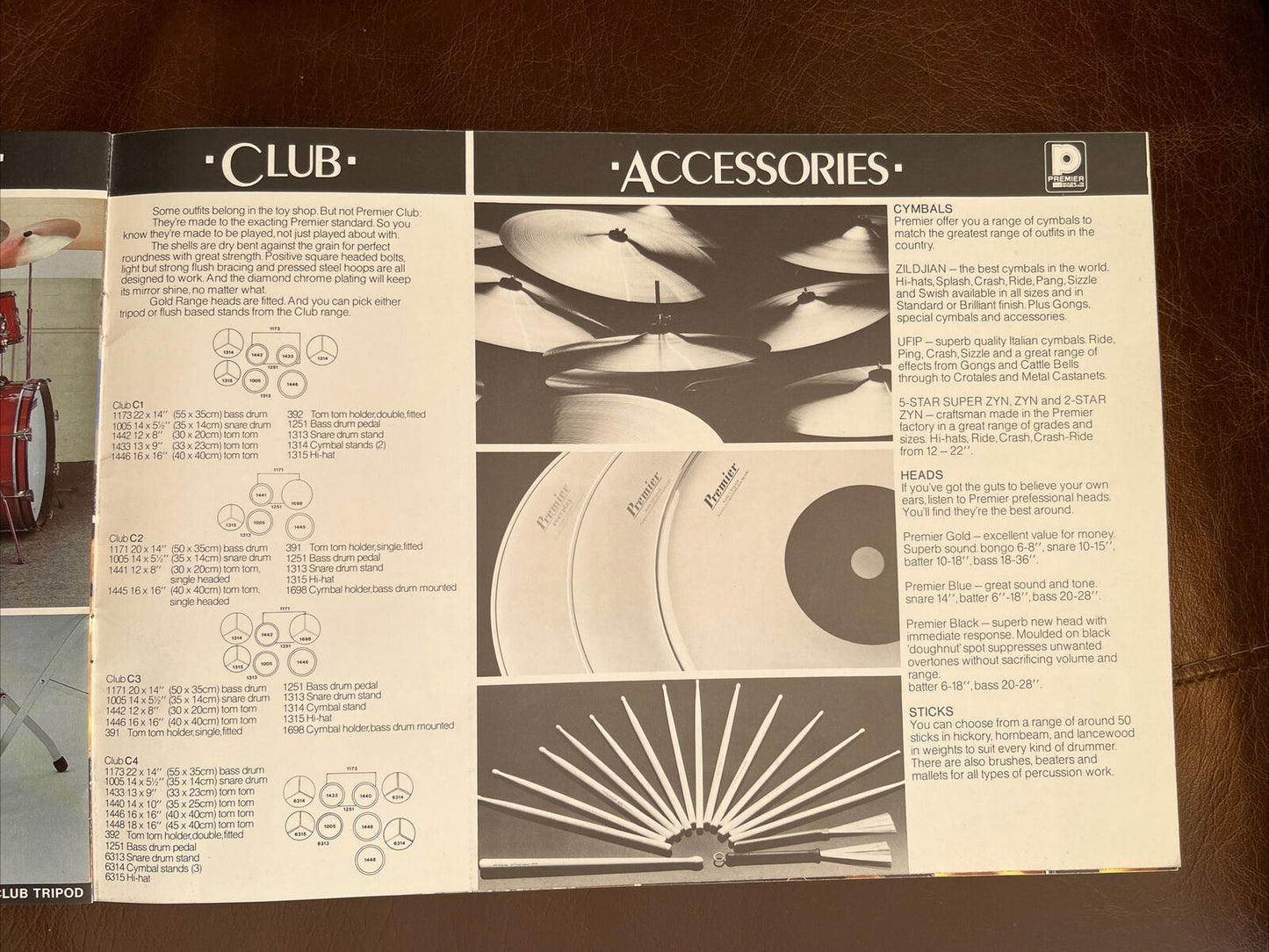 Premier Drums Catalogue 1980/81