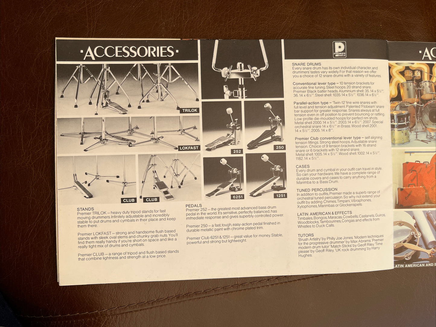 Premier Drums Catalogue 1980/81