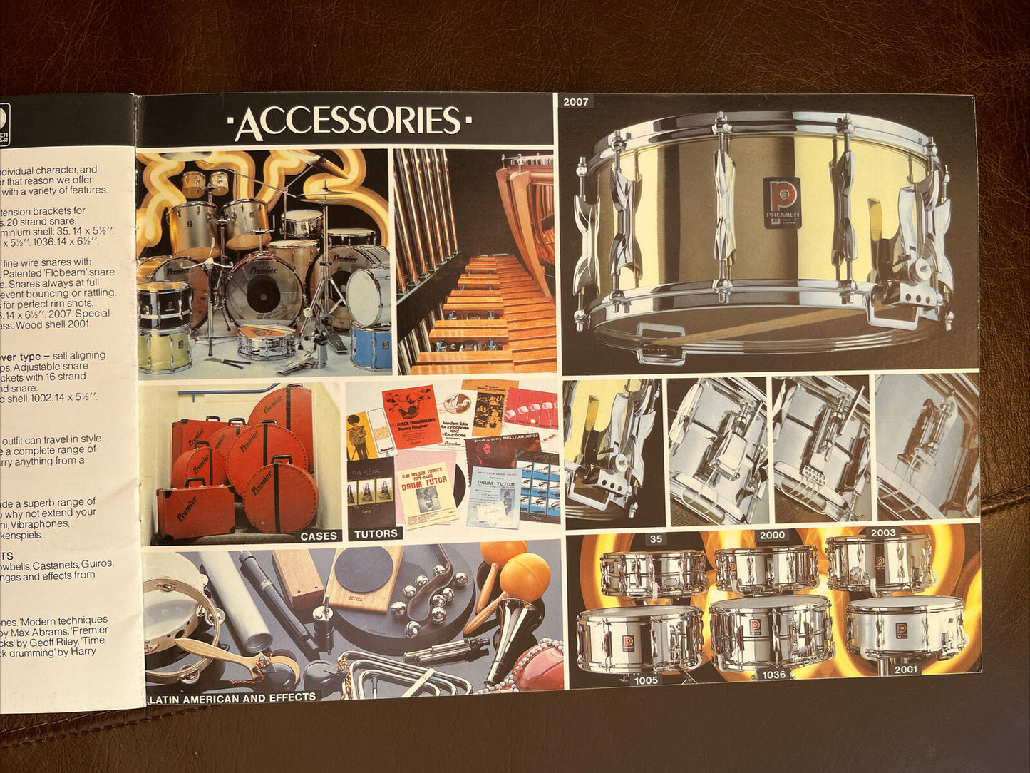 Premier Drums Catalogue 1980/81