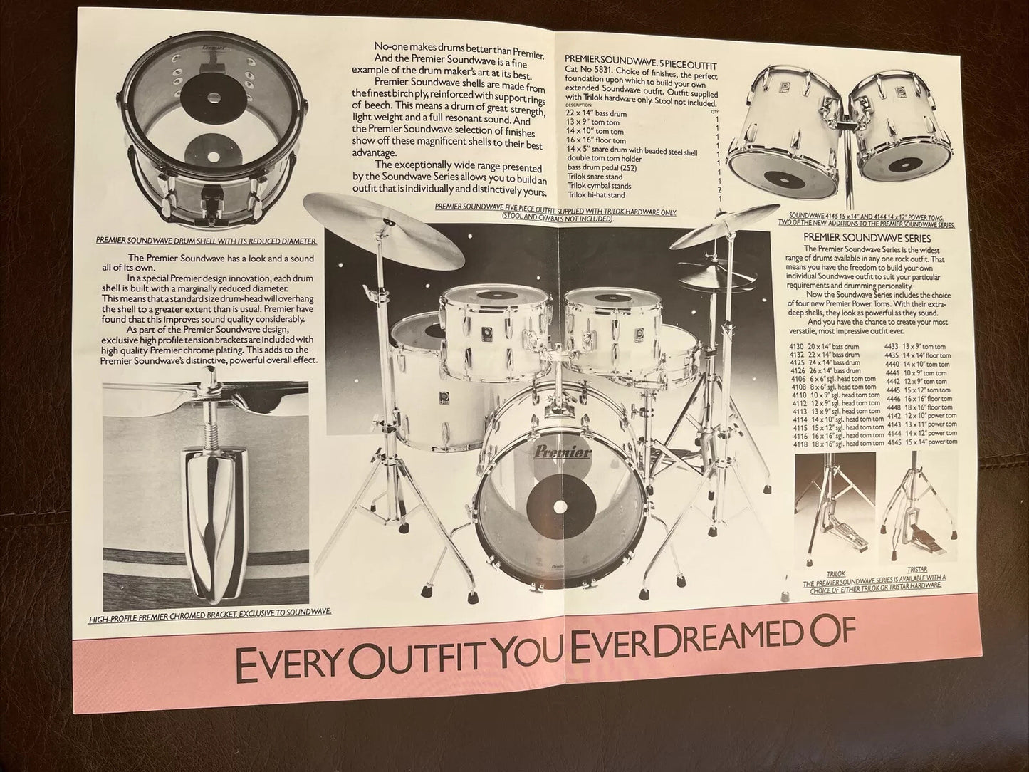 Premier Drum Brochures - Resonator & Soundwave