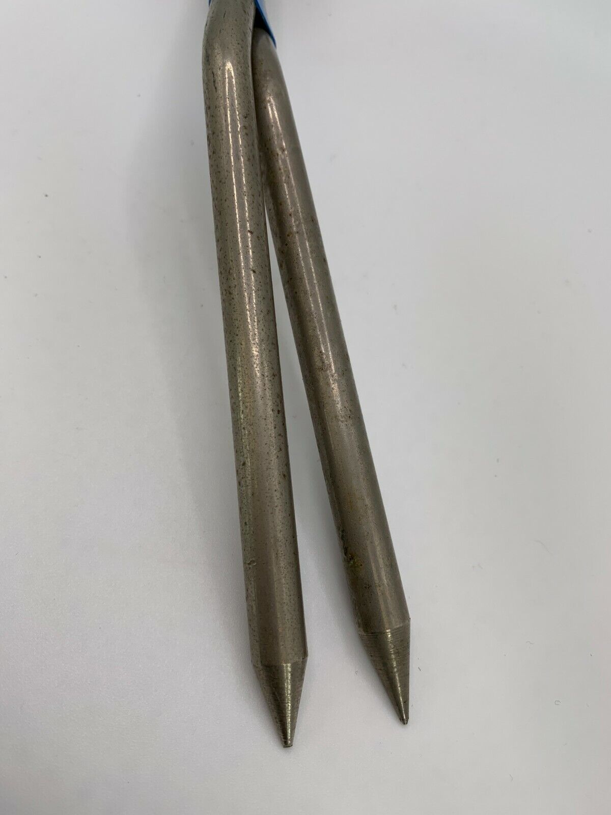 Vintage Ludwig bass drum spurs - Pair, Nickel