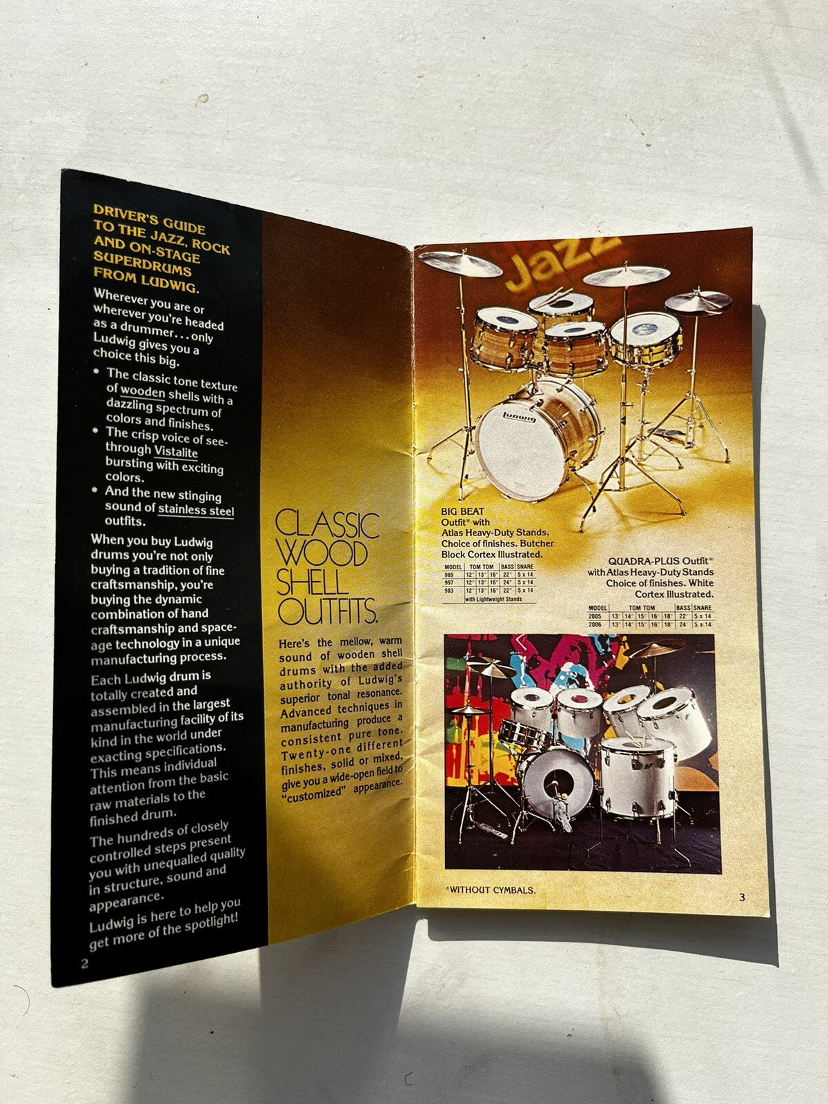 Ludwig Drums Brochure 1976
