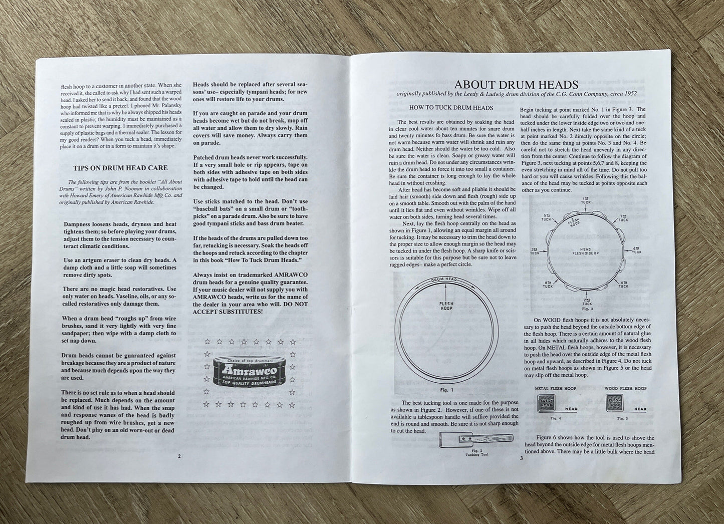 The Rebeats Calfskin Head Book