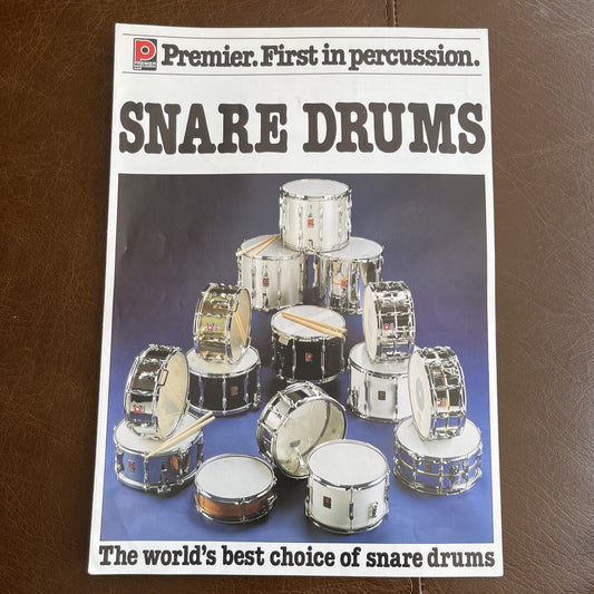 Premier Snare Drums Brochure