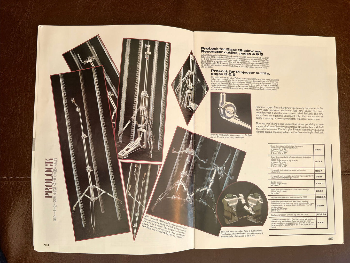 Vintage Premier Drums Catalogue